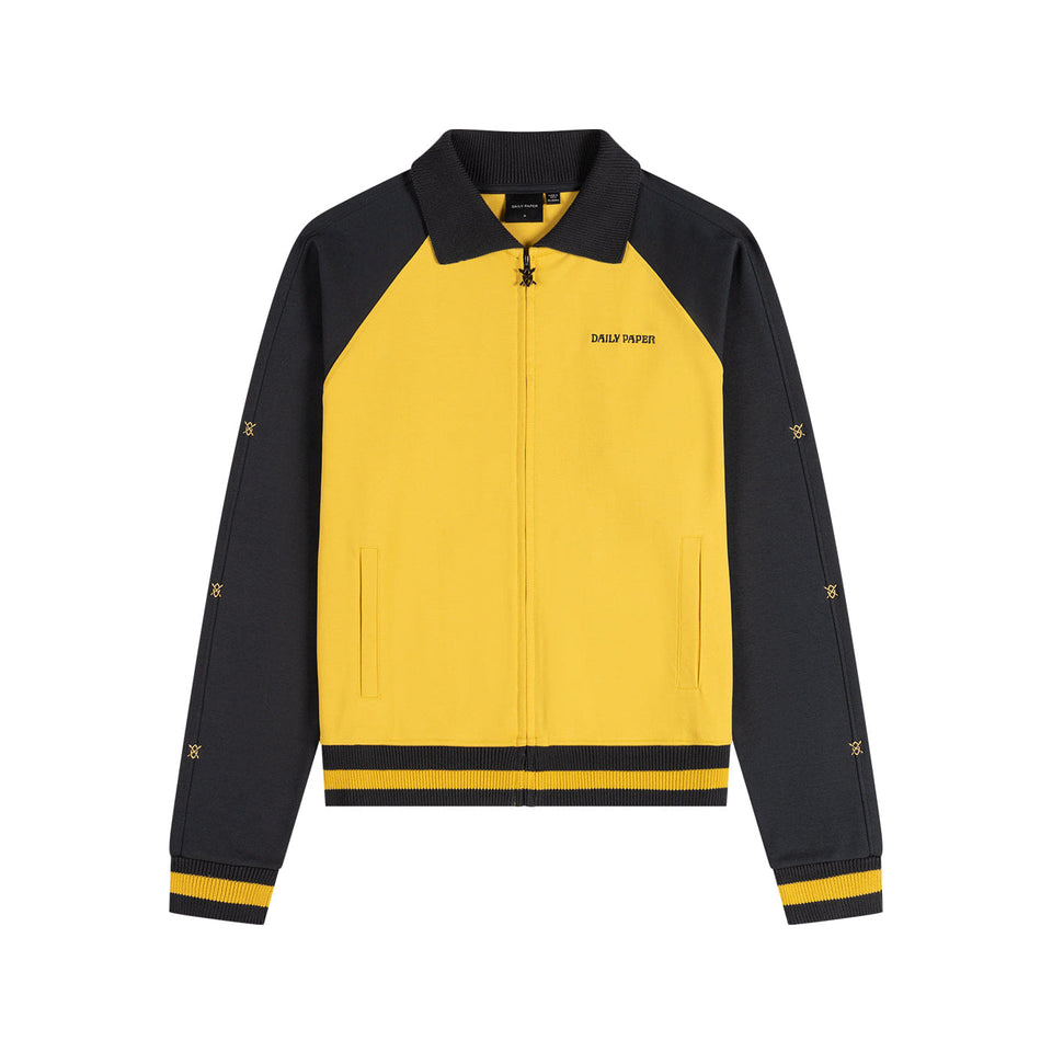 Daily Paper Grey Dias Stacked Colour Blocking Track Jacket