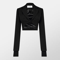 - Cropped Bomber Jacket