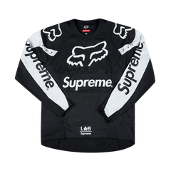 Supreme x Fox Racing Moto Jersey Top Black