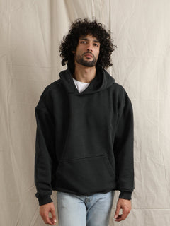 GREY AREA OVERDYED HEAVY WEIGHT HOODIE (BLACK)