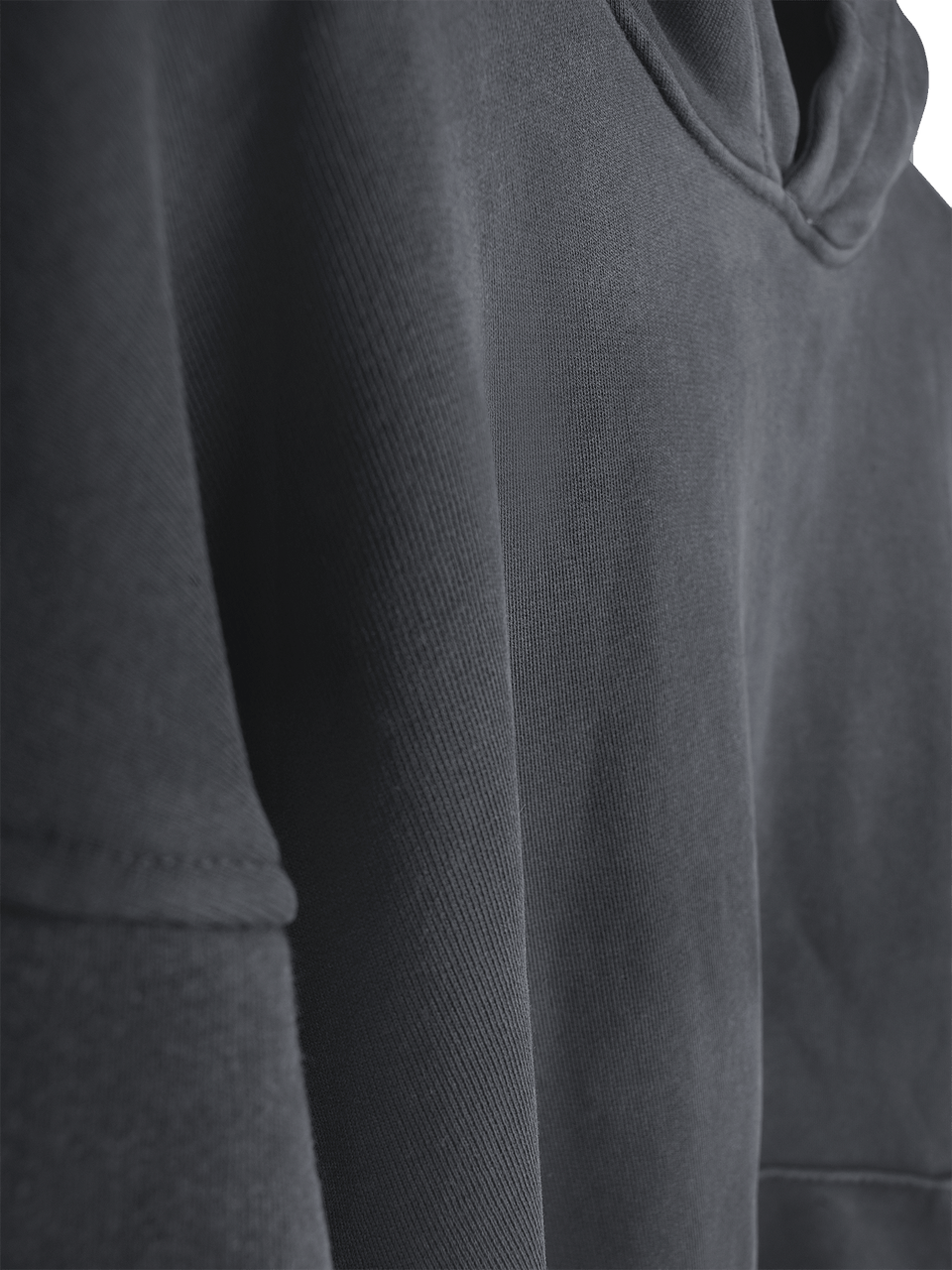 GREY AREA OVERDYED HEAVY WEIGHT HOODIE (BLACK)