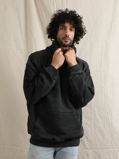 GREY AREA OVERDYED HEAVY WEIGHT HOODIE (BLACK)