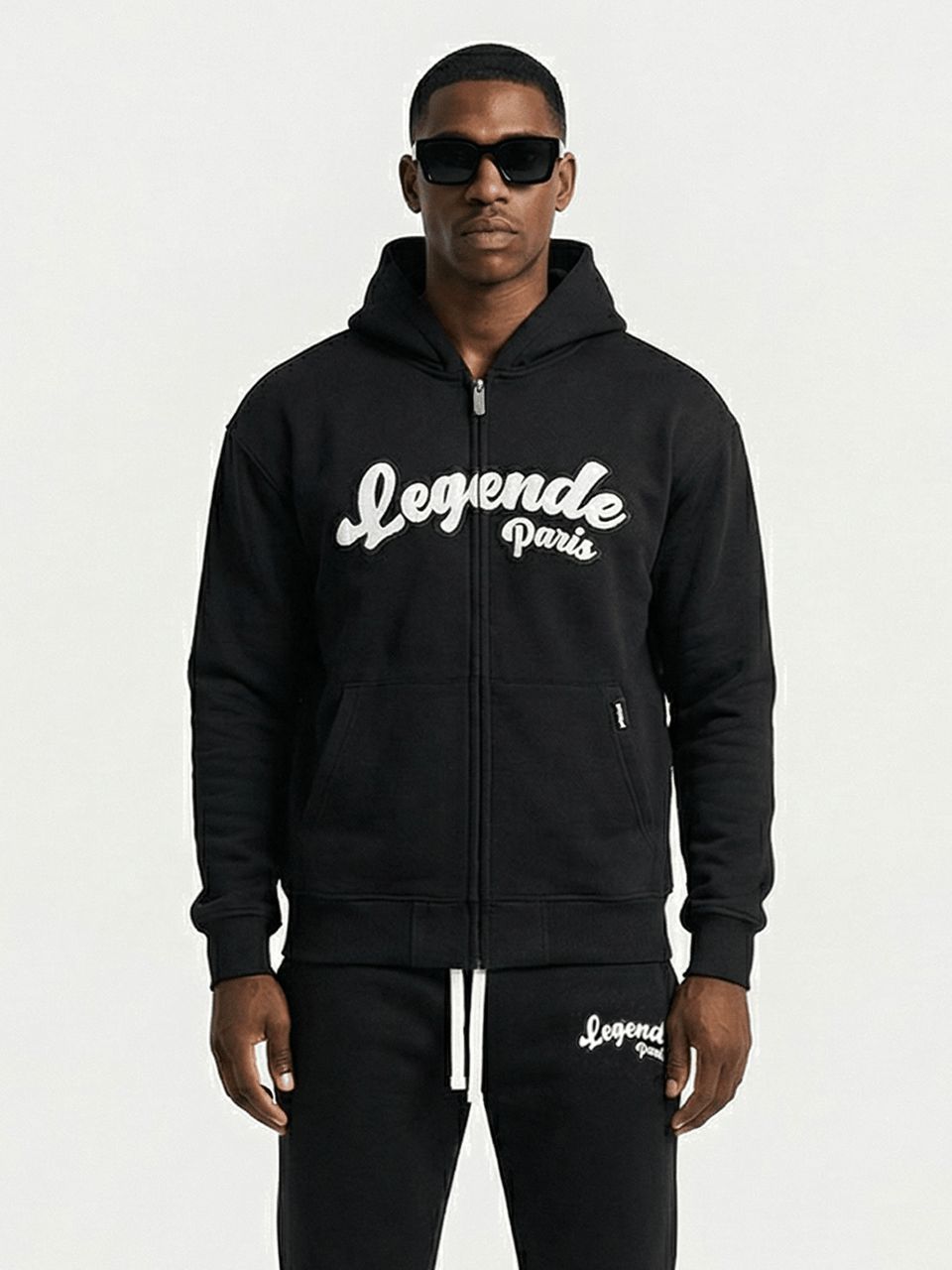 Legende Paris Gum Logo Hoodie - Black