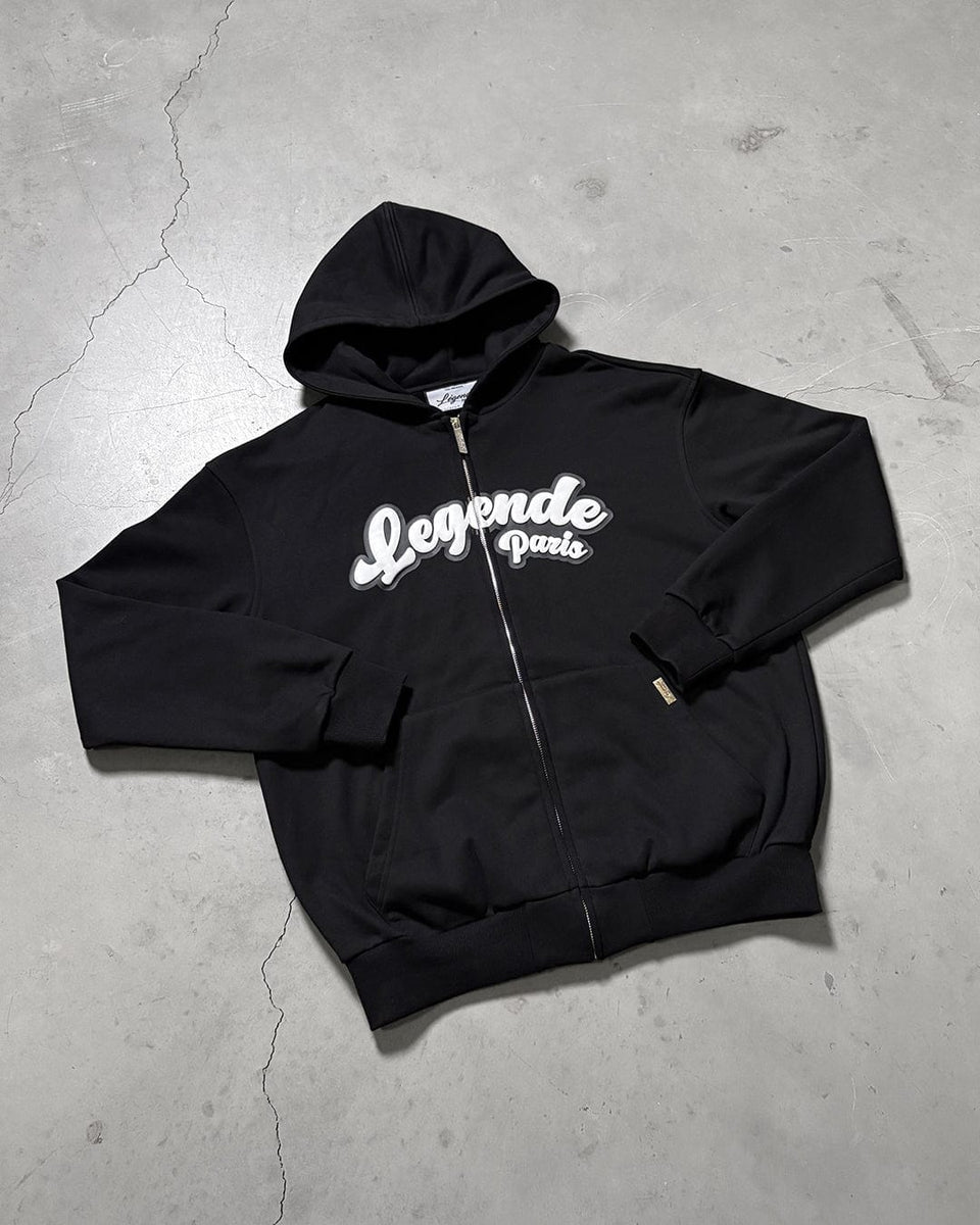Legende Paris Gum Logo Hoodie - Black