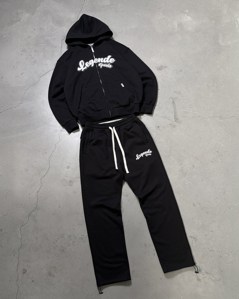 Legende Paris Gum Logo Hoodie - Black