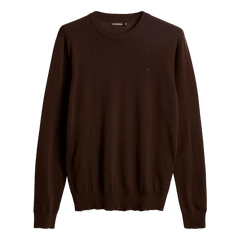 J.lindeberg Keane Merino Crew Neck Sweater Bitter Chocolate