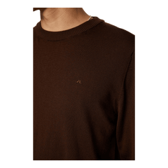 J.lindeberg Keane Merino Crew Neck Sweater Bitter Chocolate