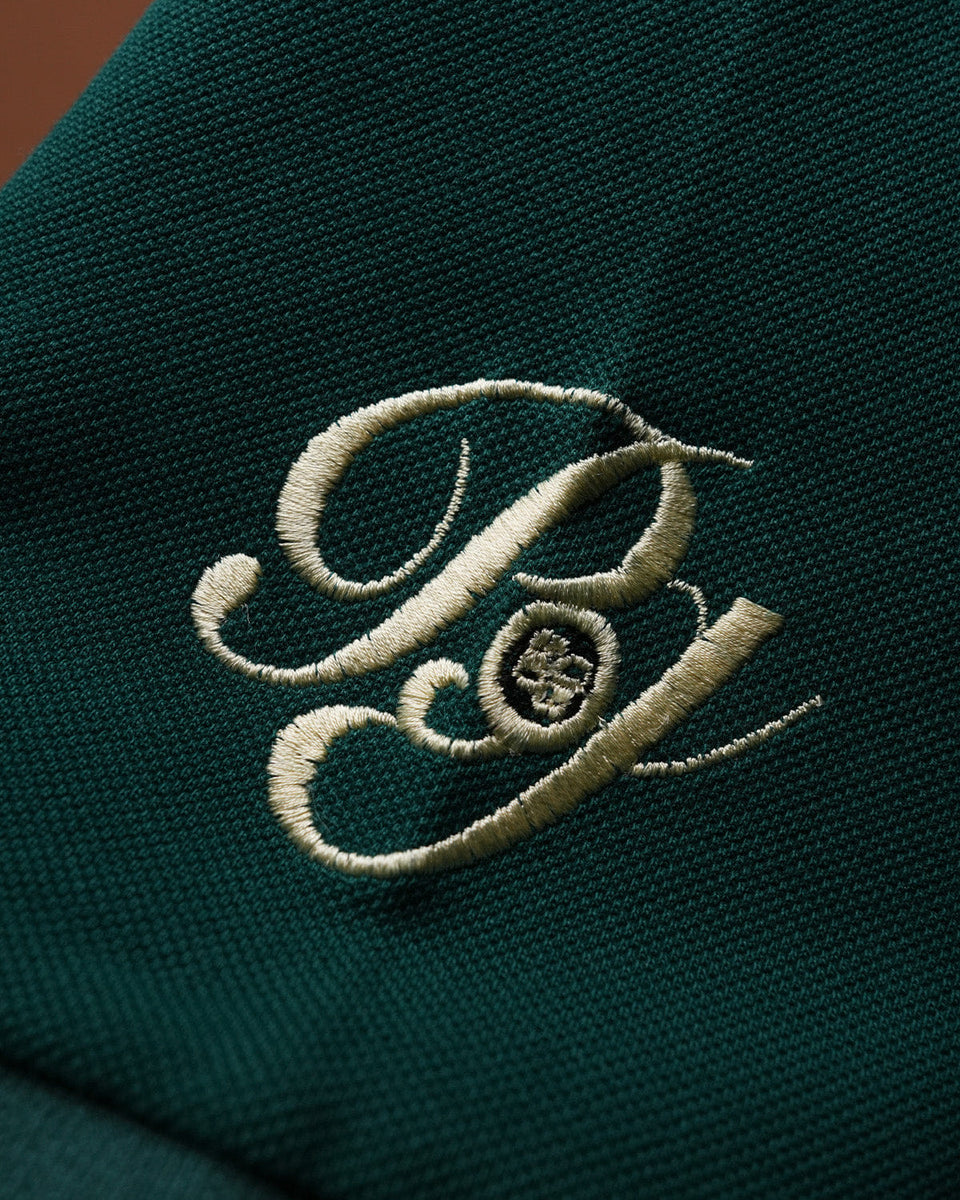 Polo Bottle Green Saddle League Polo T - Shirt