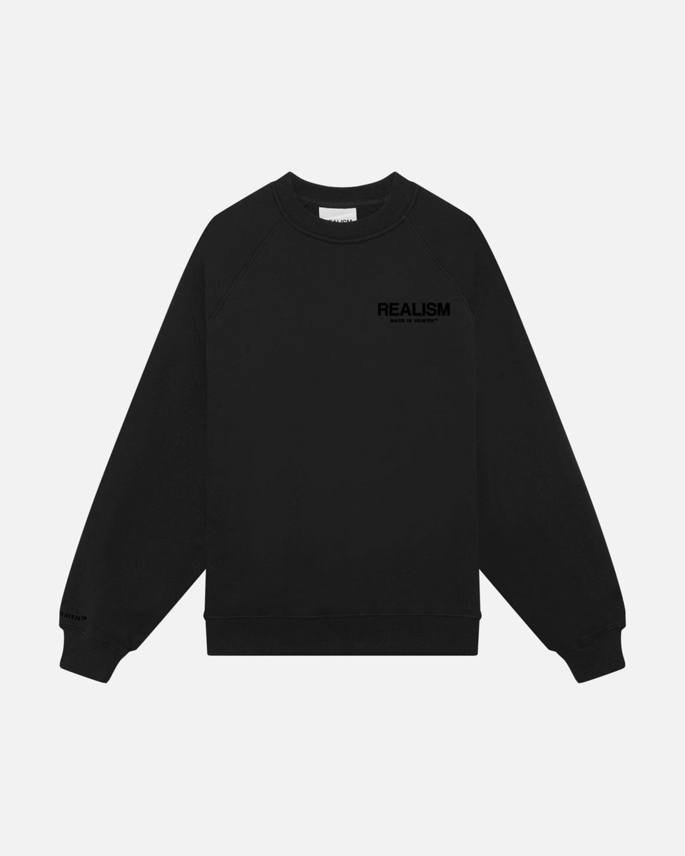 Realism SSS REALISM HEAVEN LOGO CREWNECK OBSIDIAN