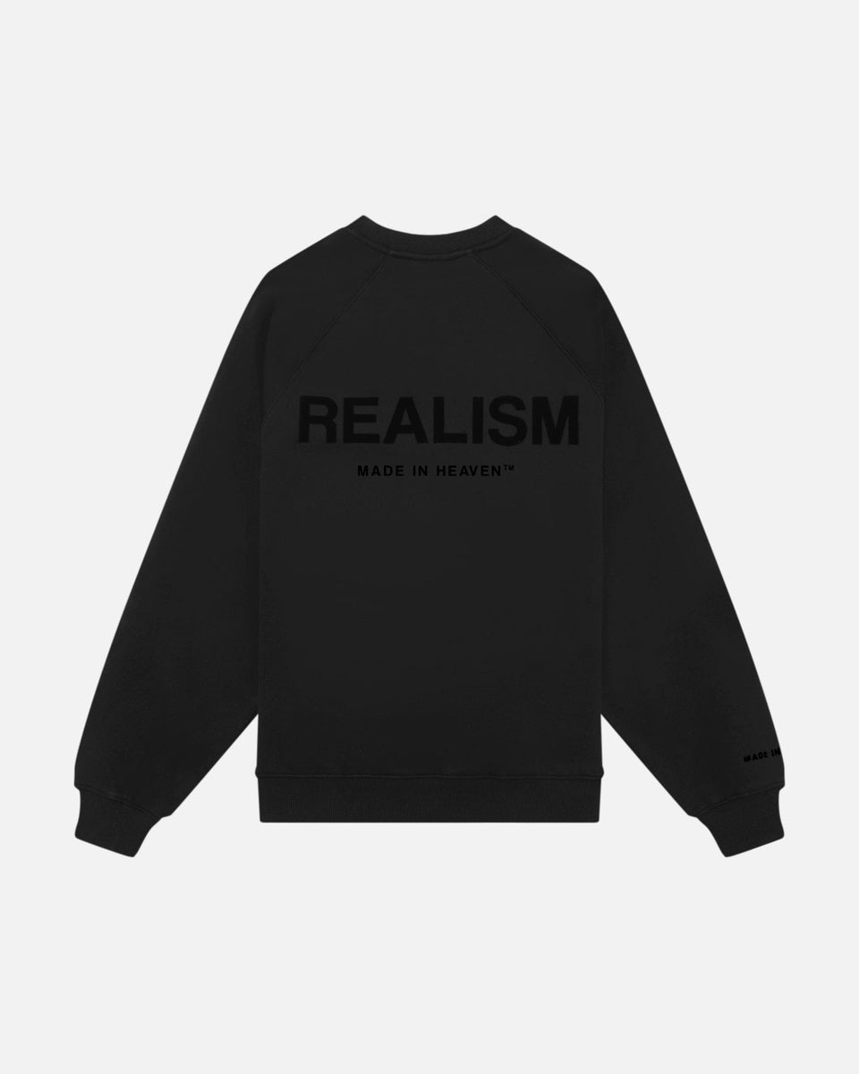 Realism SSS REALISM HEAVEN LOGO CREWNECK OBSIDIAN