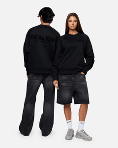 Realism SSS REALISM HEAVEN LOGO CREWNECK OBSIDIAN