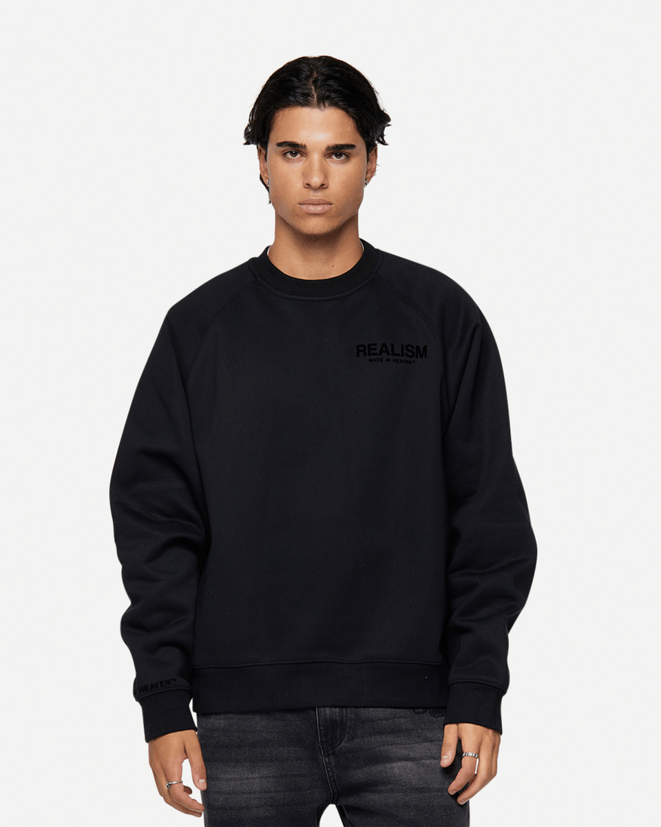 Realism SSS REALISM HEAVEN LOGO CREWNECK OBSIDIAN