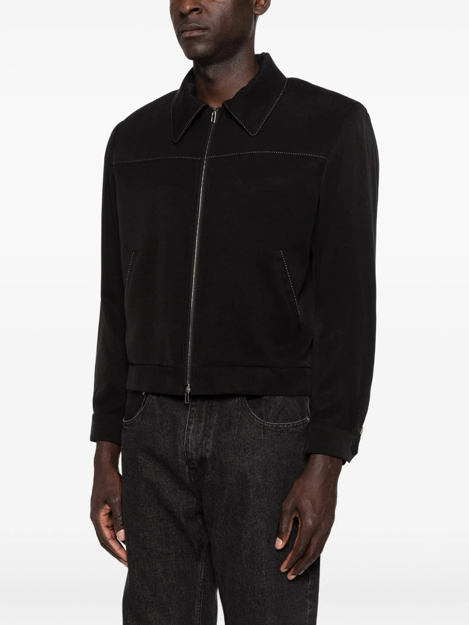 Second/layer Herman contrast - stitch jacket