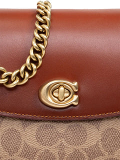 Cassie 19 monogram-canvas crossbody bag