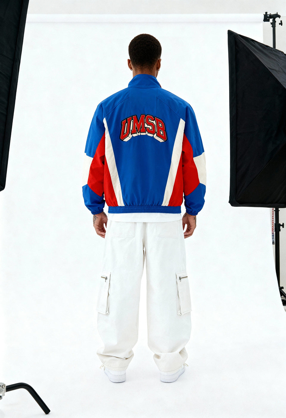 Vintage '80s Track Jacket // Blue