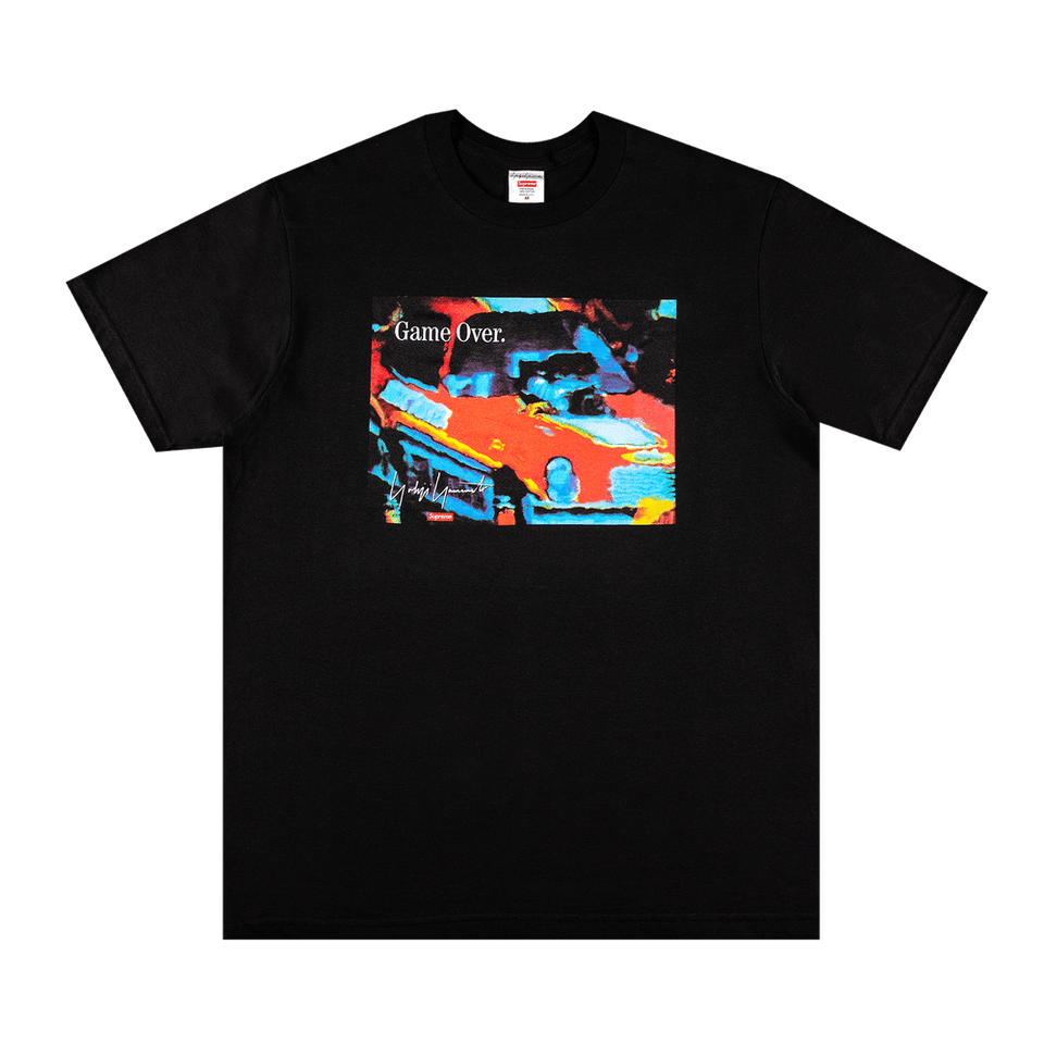 Supreme x Yohji Yamamoto Game Over T-Shirt Black