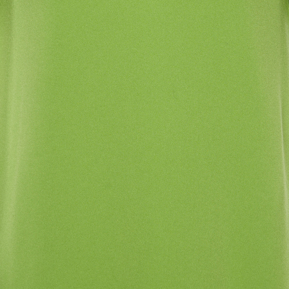 Joseph Green Stretch Crepe Eyelet Detail Shift Dress