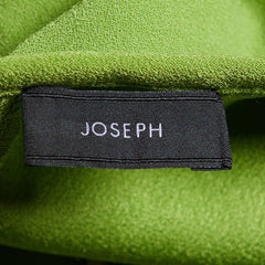 Joseph Green Stretch Crepe Eyelet Detail Shift Dress