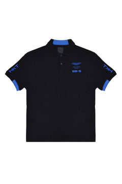 Hackett Black Logo Polo T-Shirt