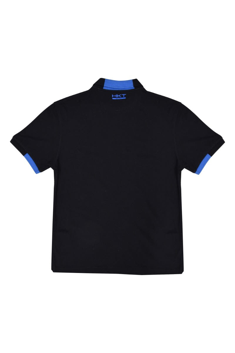 Hackett Black Logo Polo T-Shirt
