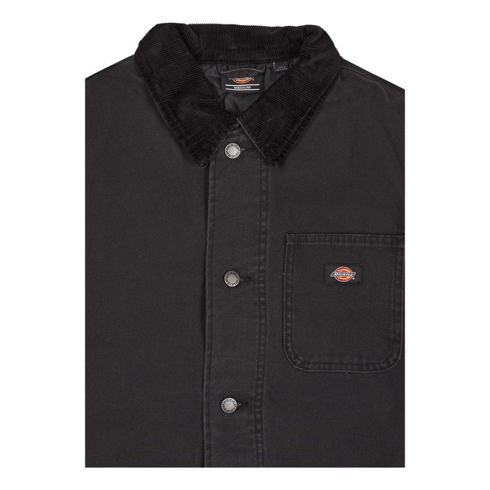 Dickies Duck Canvas Chore Coat Sw Black