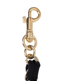 calf leather chain-link bag strap
