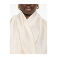 Ecru Scarf Blouse