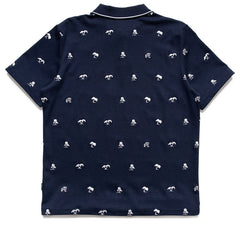 Malbon Golf x Torrey Pines Polo - Baritone Blue