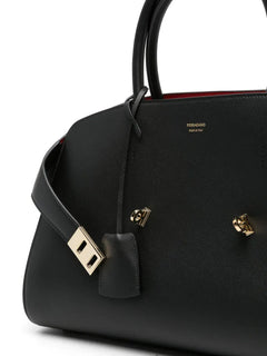 medium Hug leather tote bag