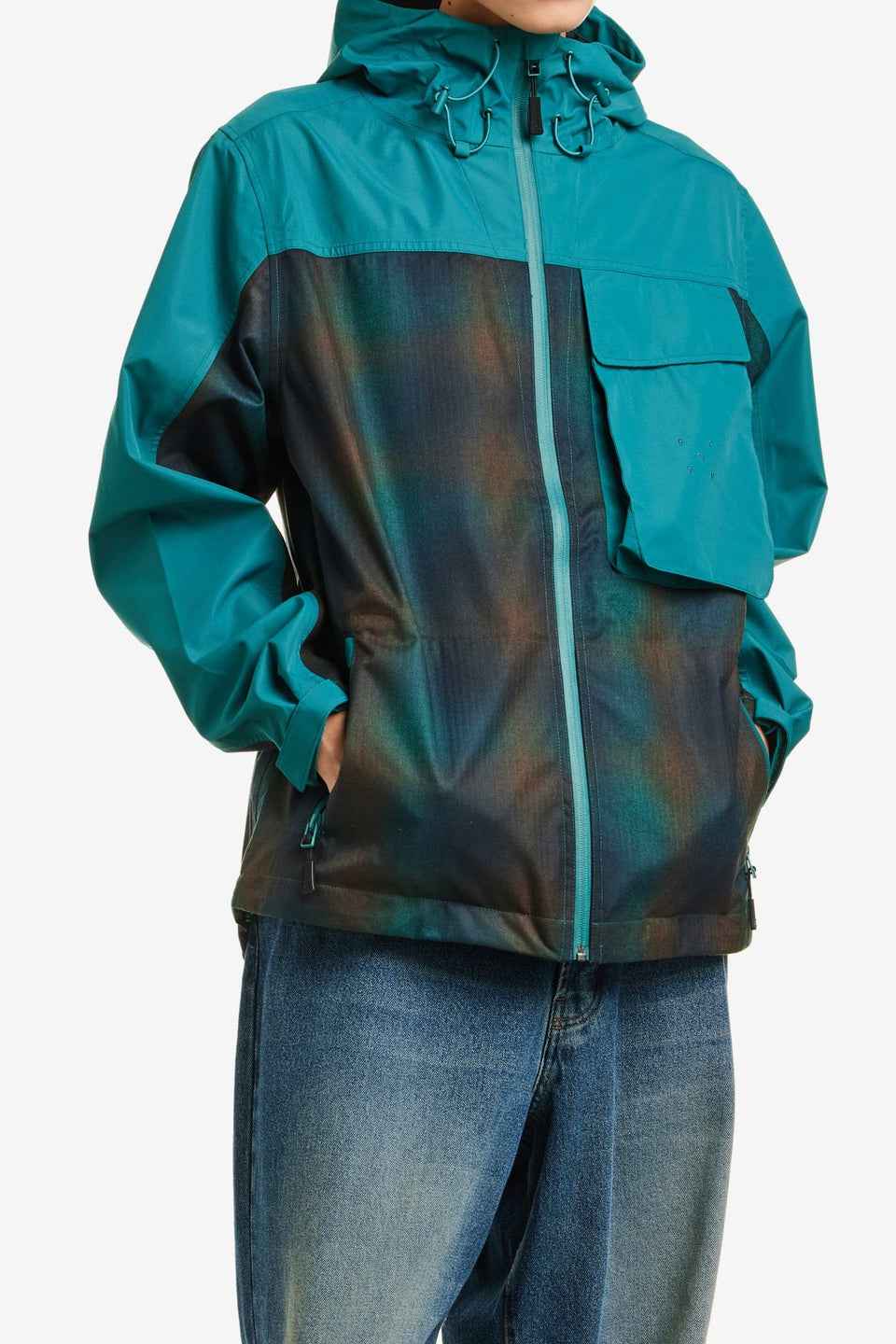 POP Trading Company BIG POCKET HOODED JACKET