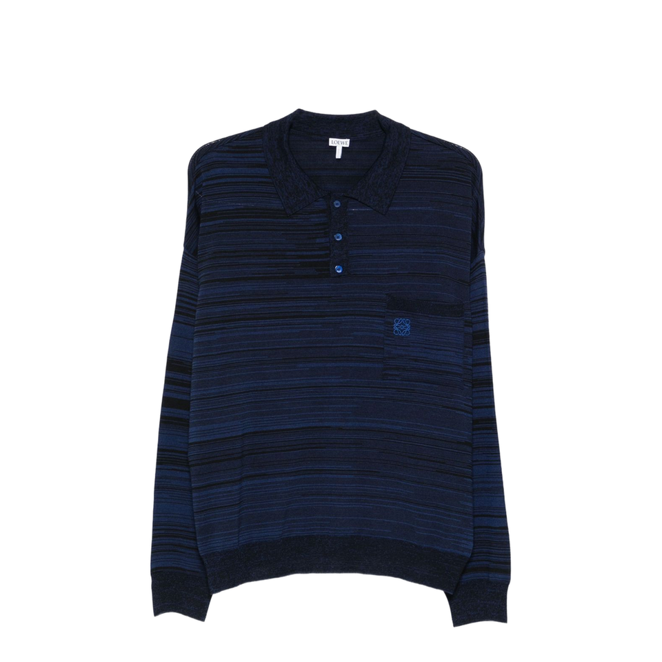 Anagram Wool Polo Shirt