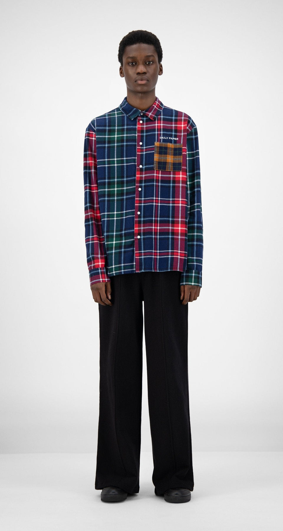 Daily Paper Green Red Hocheck Shirt