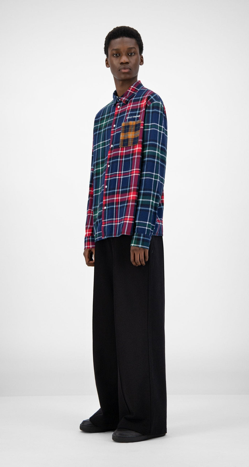 Daily Paper Green Red Hocheck Shirt