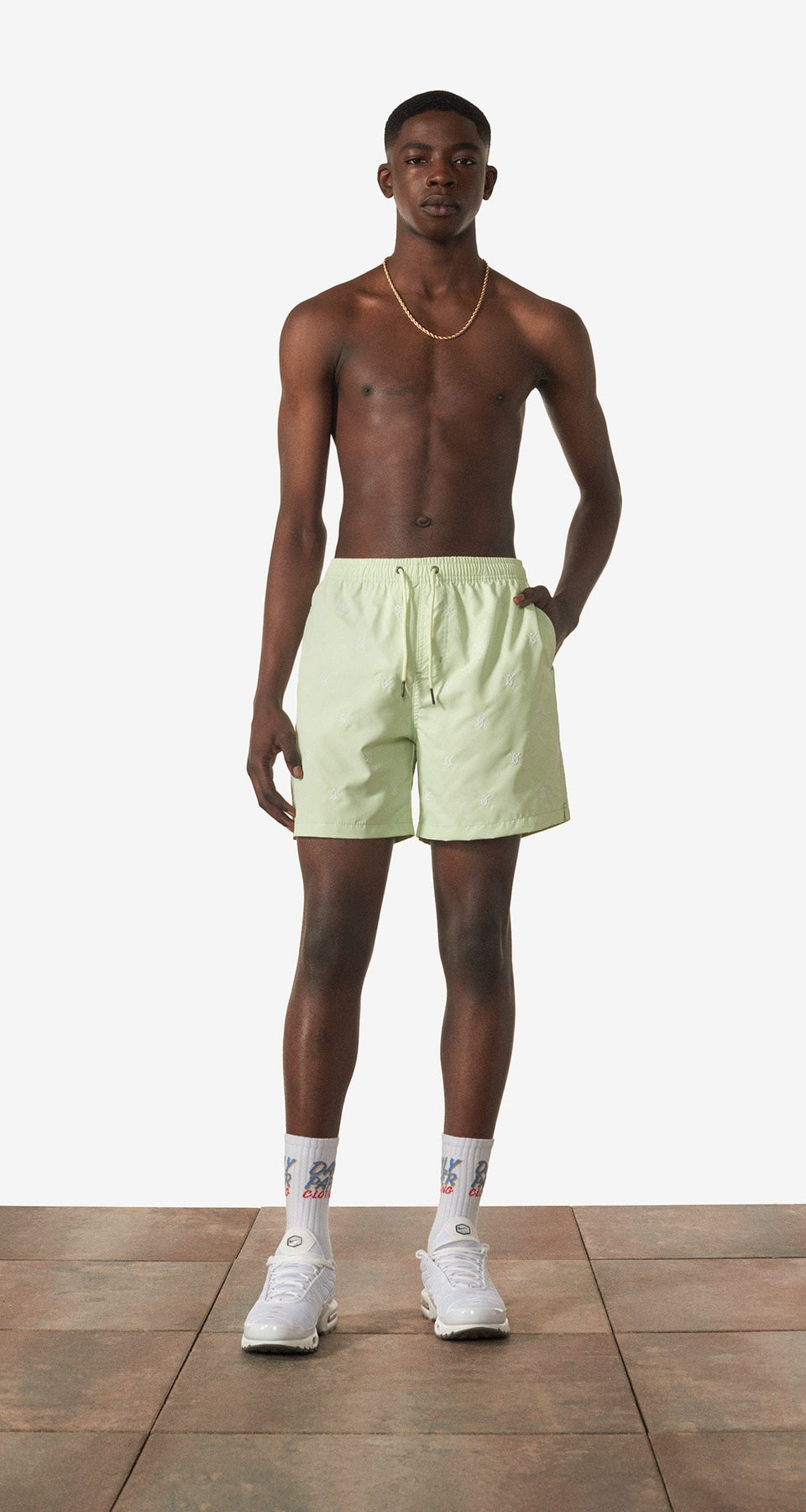 Daily Paper Seacrest Green Reshield Swim Shorts