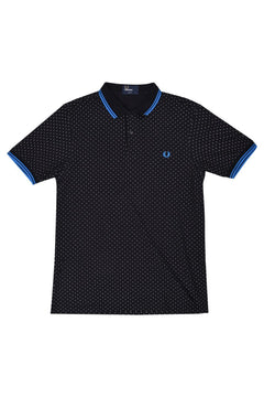 Fred Perry Black Polka Dot T - Shirt
