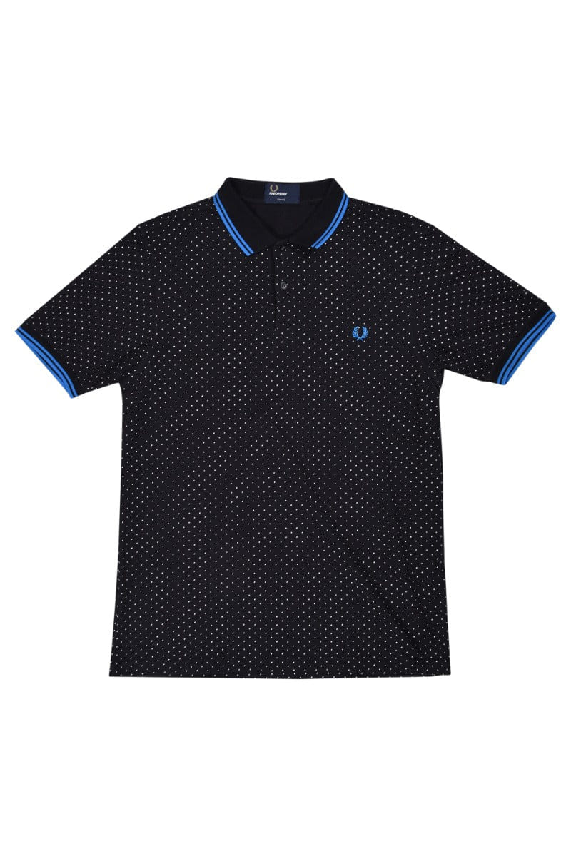 Fred Perry Black Polka Dot T - Shirt