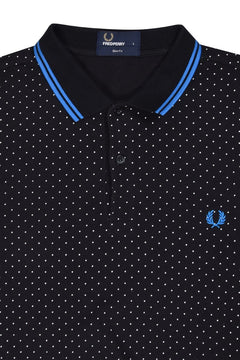 Fred Perry Black Polka Dot T - Shirt