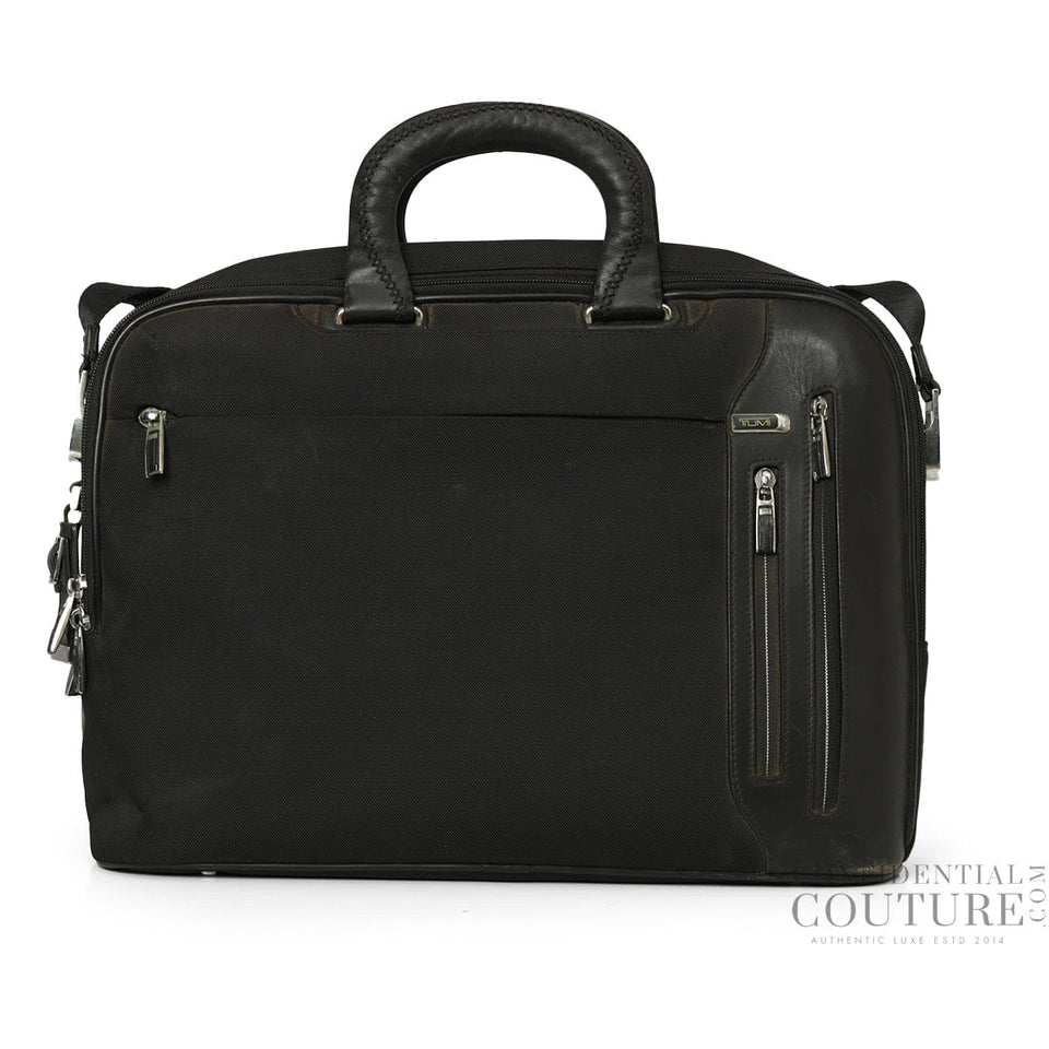 Tumi Alpha Black Arrive' Narita Slim Brief