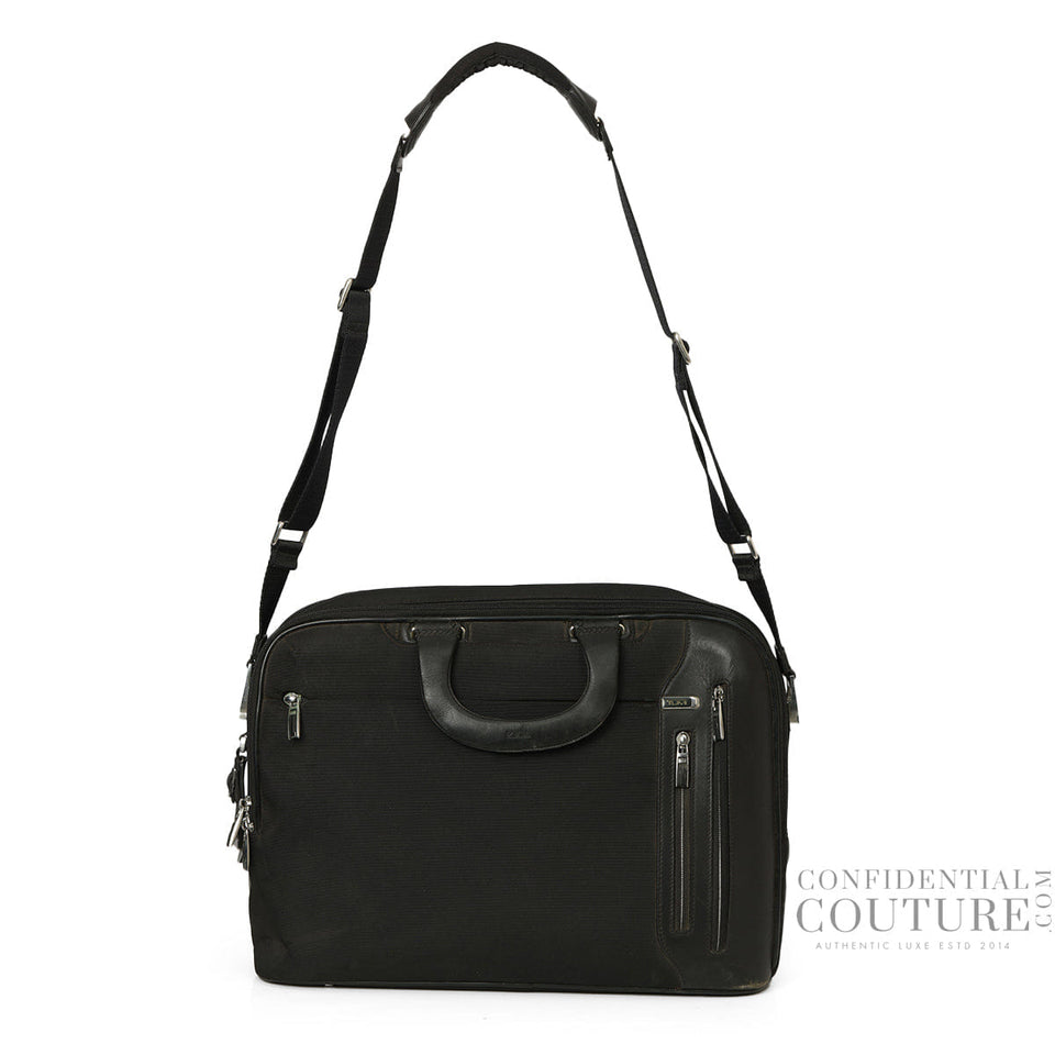 Tumi Alpha Black Arrive' Narita Slim Brief