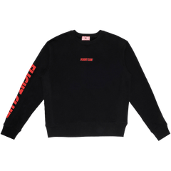 Flight Club Oversized Logo Crewneck Black