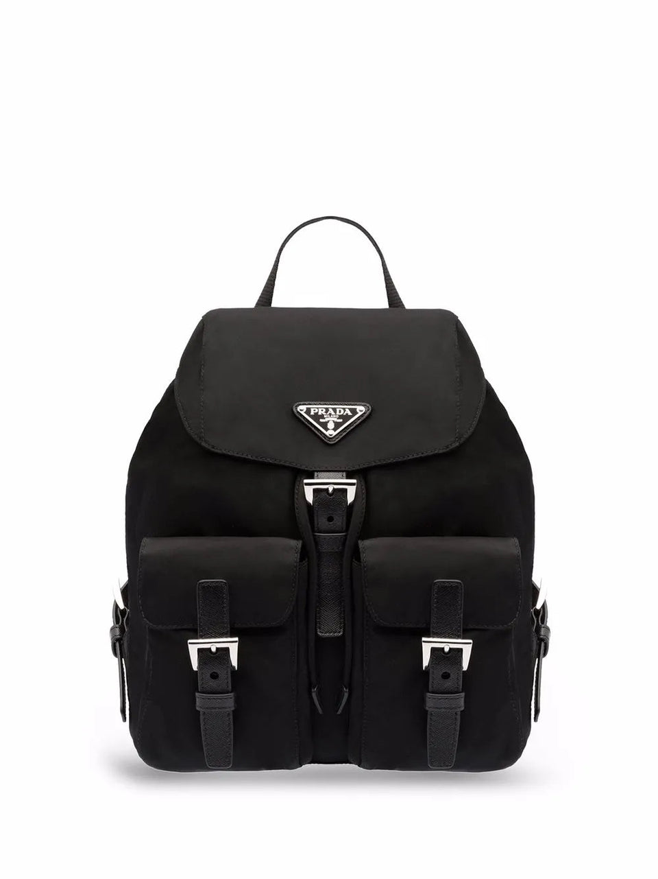 enamel triangle logo small backpack