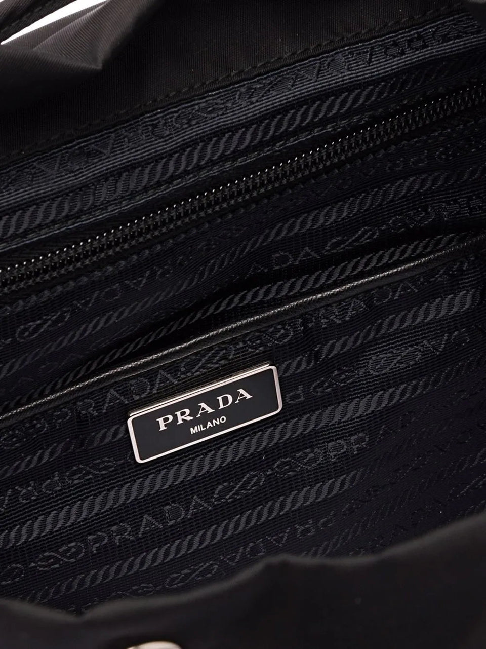 enamel triangle logo small backpack