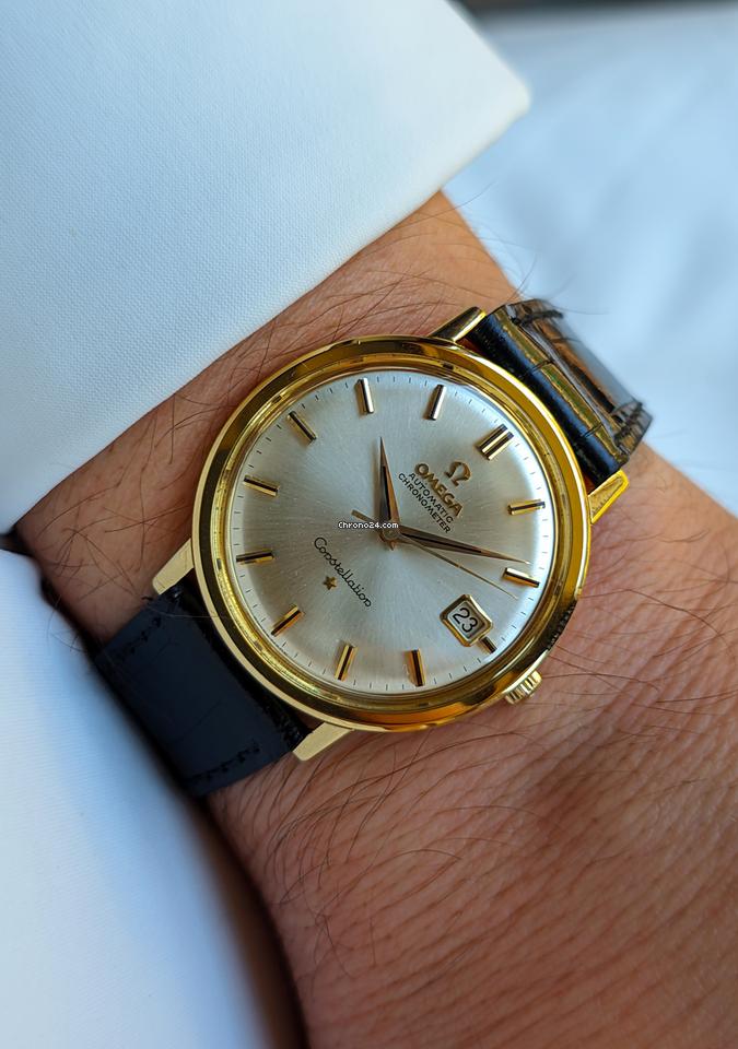 Omega Constellation Onix Dial Index Jumbo Gold 18kt 0.750 Jumbo 1962