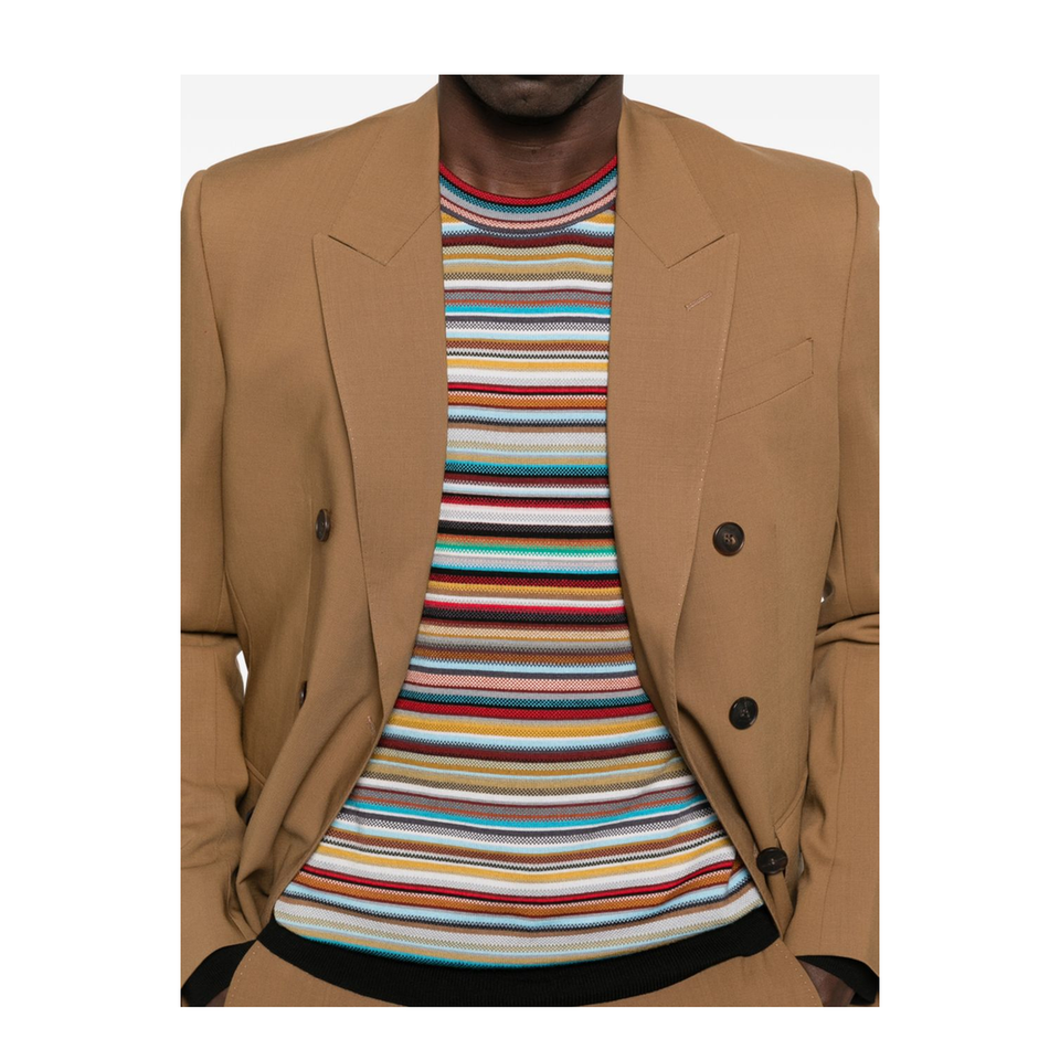 Signature Stripe Wool Sweater