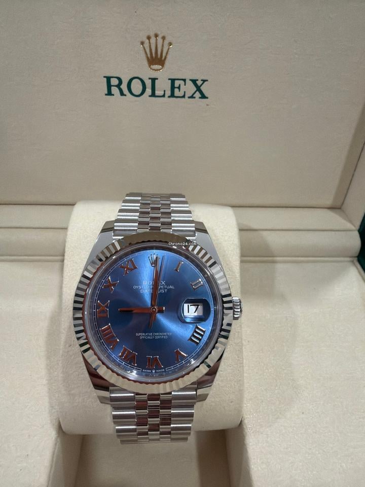 Rolex | Datejust | 126334 | Sapphire crystal | 41 mm | Steel | Blue | Automatic