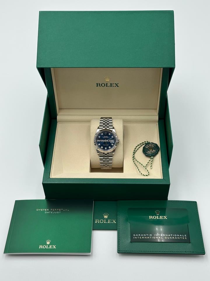 Rolex | Datejust | 126234 | Steel | 41 mm | Steel | Blue | Automatic