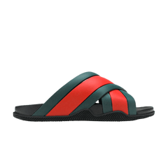Gucci Rubber Slide Green Red