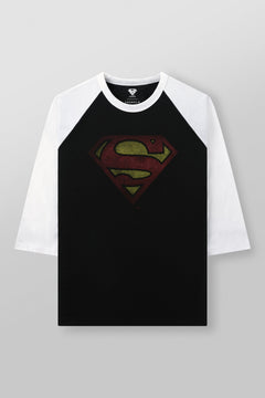 8072 - Superman 3/4 Raglan Shirts