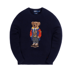 Kith x Polo Ralph Lauren Outdoor Bear Crewneck Navy
