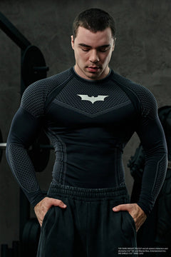 YoungLA 8004 Batman Compression Longsleeves Black